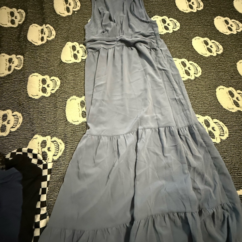 SHEIN Light Blue Maxi Dress